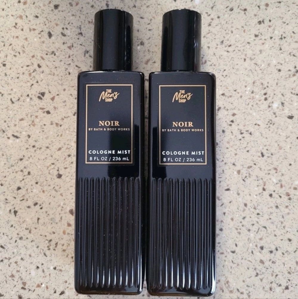 2 Bath & Body Works Mens NOIR Cologne Fragrance Mist 8 oz Each